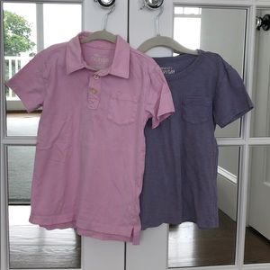 Crewcuts set of 2 tee shirts - one is polo style